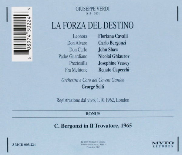 Verdi: LA FORZA DEL DESTINO