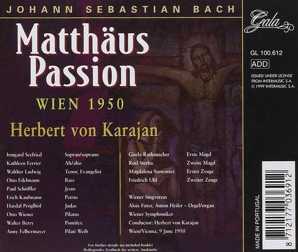 Bach: ST-MATTHEW PASSION