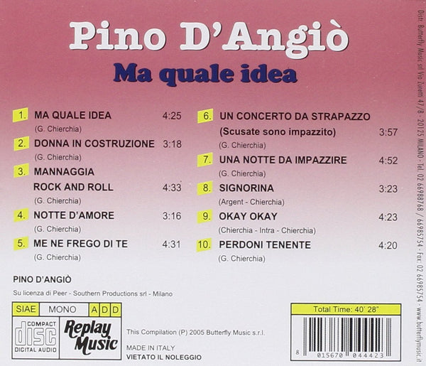 Pino d'Angio: Ma quale idea