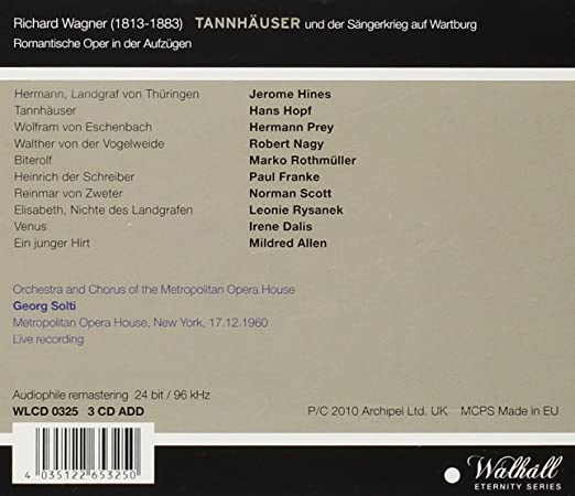 Wagner: TANNHÄUSER