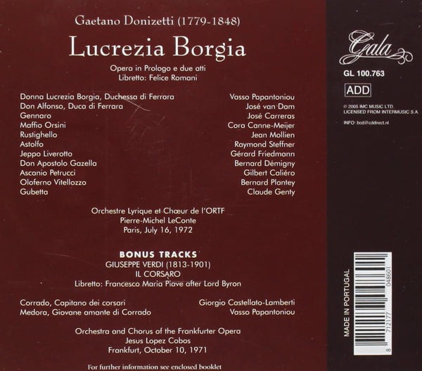 Donizetti: LUCREZIA BORGIA