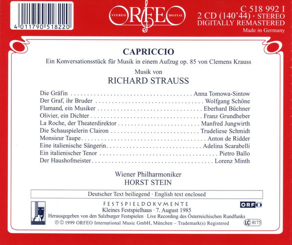 R. Strauss: CAPRICCIO