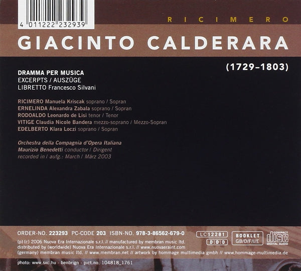 Calderara (1729-1803): RICIMERO