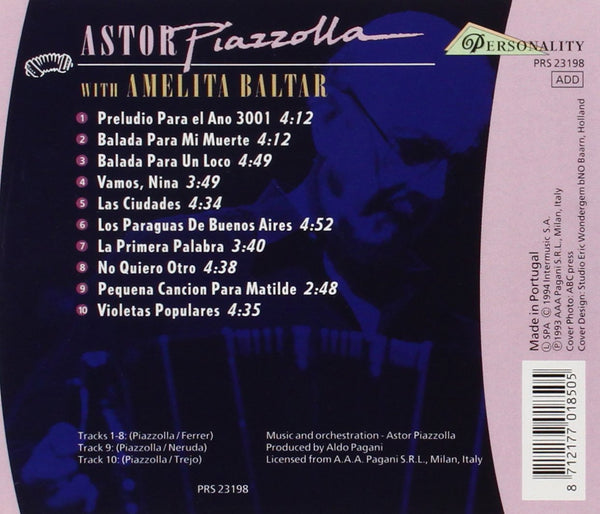 Astor Piazzolla with Amelita Baltar