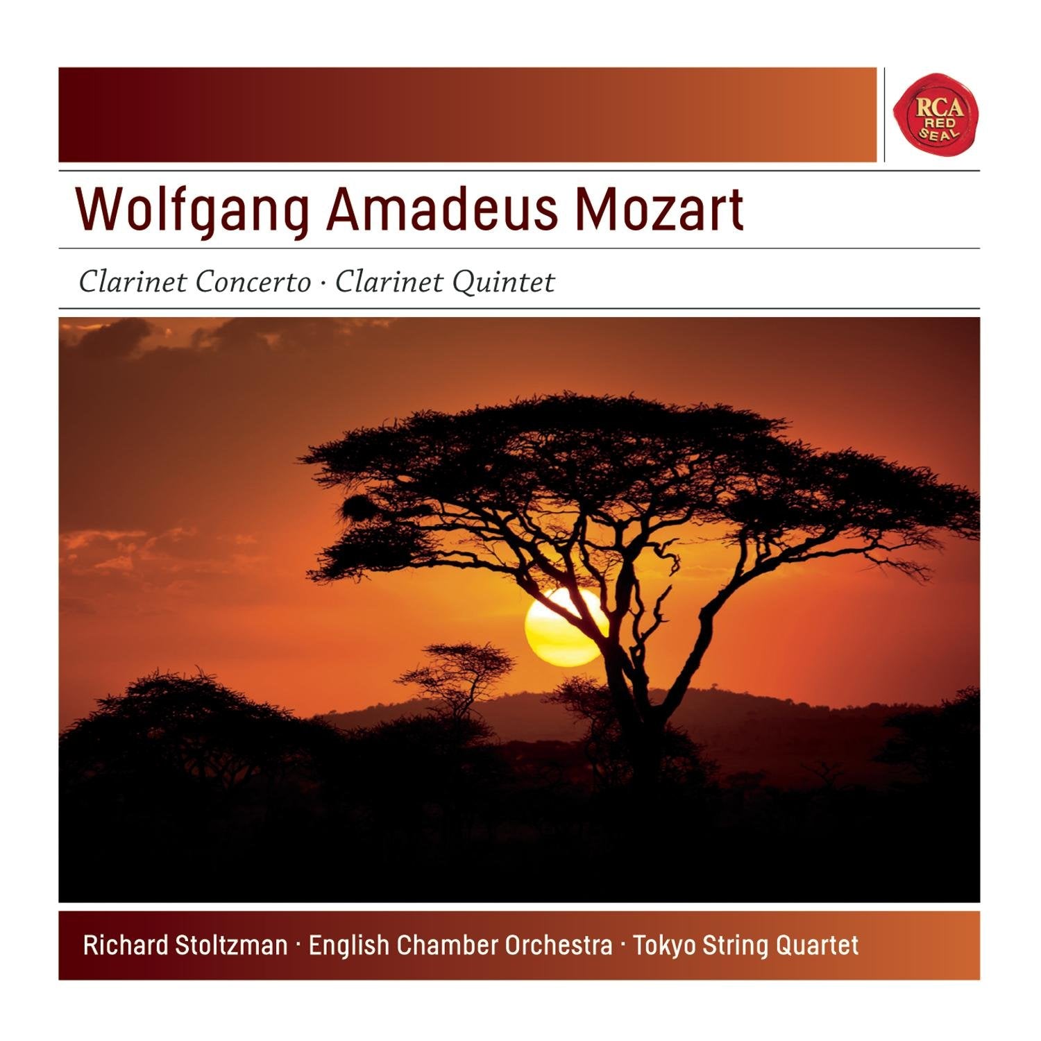 Mozart: Concerto fro Clarinet & Orchestra. Qunitet for Clarinet & Strings in A major.