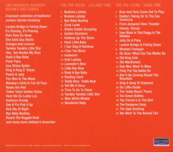 Children's 3 CD Set - 100 Favourite Nursery Ryhmes and Songs