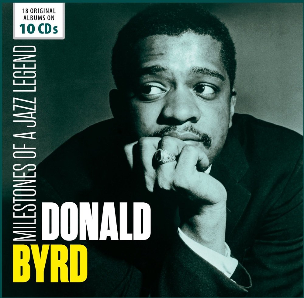 Donald Byrd - Milestones of a Jazz Legend. Features original albums including Off to the Races, Fuego, New Soil, Byrd in Hand, 2 Trumpets, Pairing Off, Jazz Lab, Byrd in Flight, All day Long & more.  
