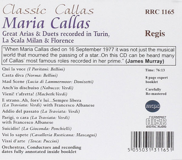 Classic Callas - Opera Scenes & Arias