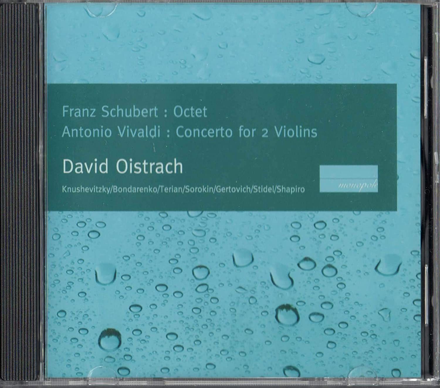 Schubert: Octet in F-major, D.803, op.166. Vivaldi: Concerto for 2 Violins & Strings, Op.3/8