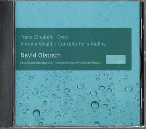 Schubert: Octet in F-major, D.803, op.166. Vivaldi: Concerto for 2 Violins & Strings, Op.3/8