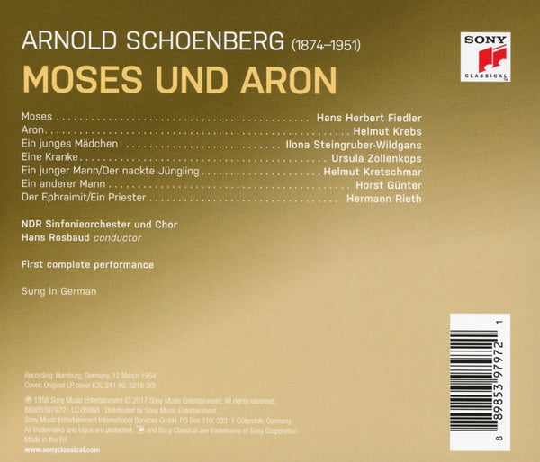 Schoenberg: MOSES UND ARON