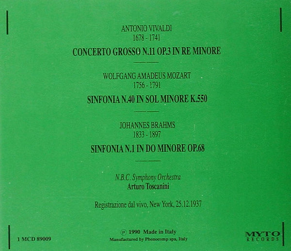 Toscanini's First Concert with the NBC Orchestra