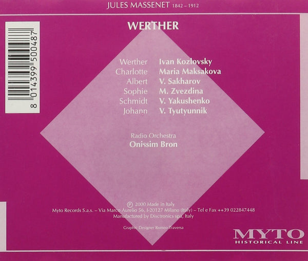 Massenet: WERTHER (in Russian)