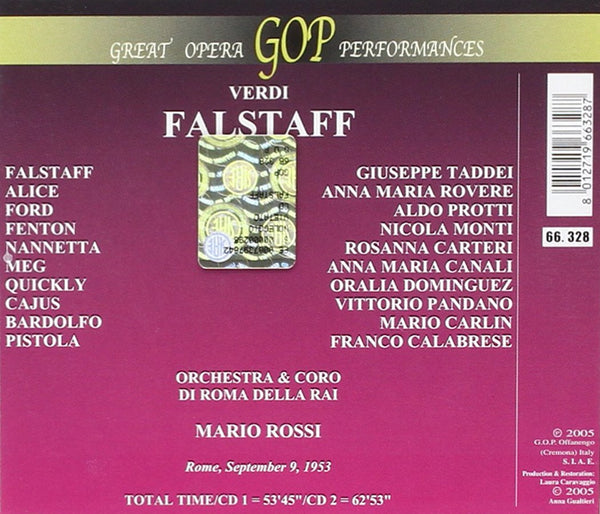 Verdi: FALSTAFF