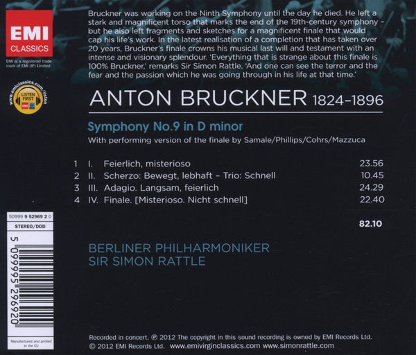 Bruckner: Symphony No. 9 - Four Movement Version