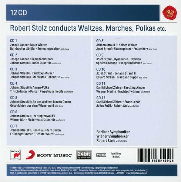 Robert Stolz conducts Waltzes, Marches, Polkas, et.