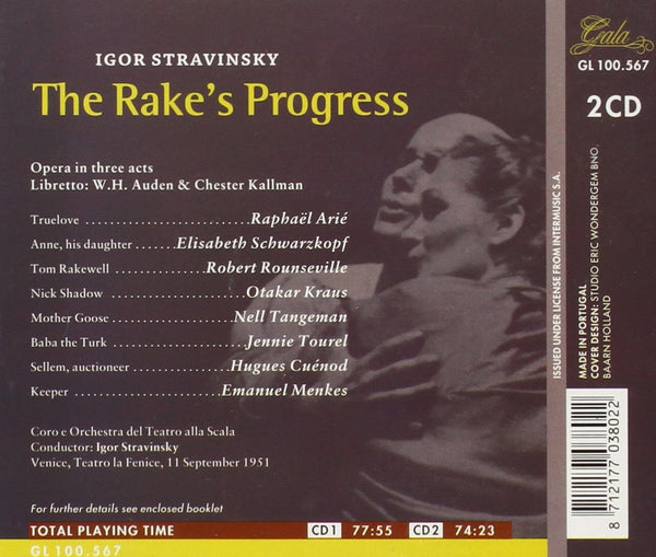 Stravinsky: THE RAKE'S PROGRESS