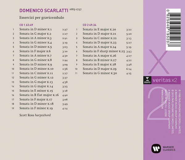 Scarlatti: Essercizi Per Gravicembalo - Sonatas Kk. 1-30 (2CDs)