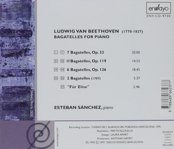 Beethoven: Bagatelles, Op. 33, 119, 126, 2 Bagatelles (1797) & Für Elise