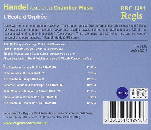 Handel: Chamber Music