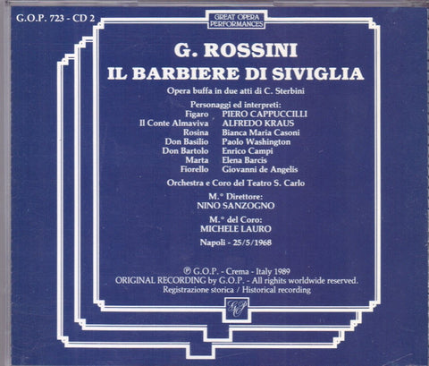 Rossini: IL BARBIERE DI SIVIGLIA