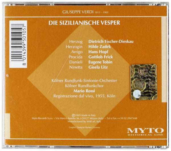 Verdi: I VESPRI SICILIANI (in German)