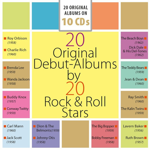 20 Debut Original Albums by 20 Rock & Roll Stars