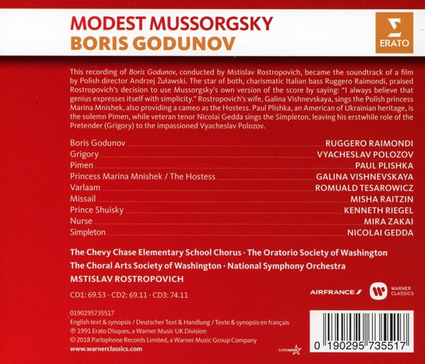 Mussorgsky: BORIS GODUNOV