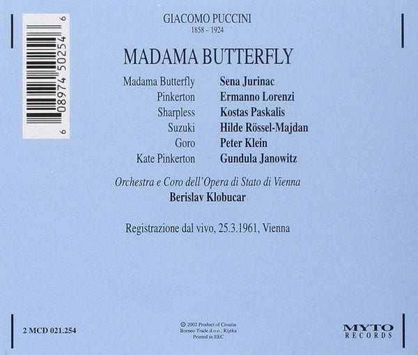 Puccini: MADAMA BUTTERFLY