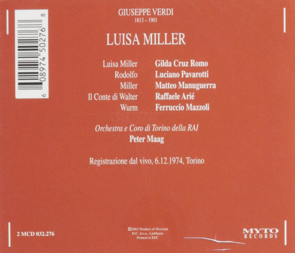 Verdi: LUISA MILLER