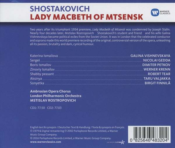 Shostakovich: LADY MACBETH OF MTSENSK