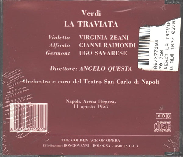 Verdi: LA TRAVIATA