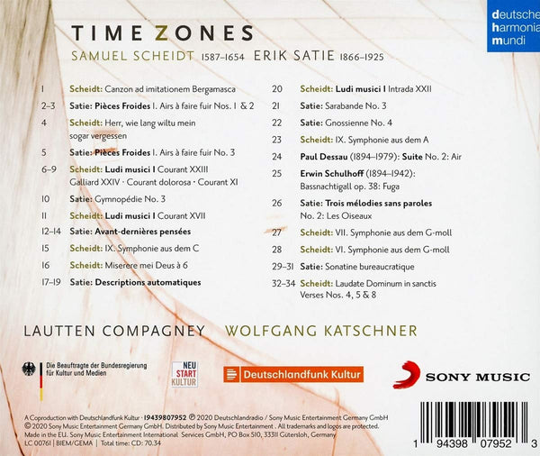 Time Zones  - Samuel Scheidt & Erik Satie