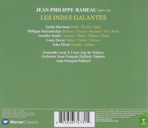 Rameau: LES INDES GALANTES