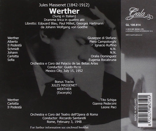 Werther: WERTHER (in Italian)