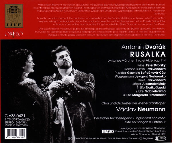 Dvorak: RUSALKA