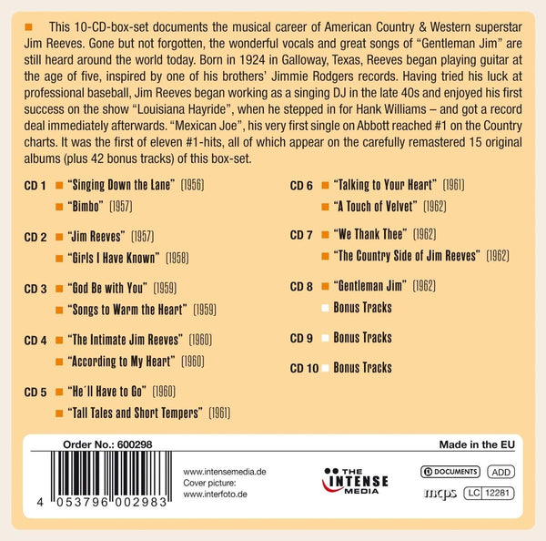 Jim Reeves - Milestones of A Country Legends ;15 Original Albums