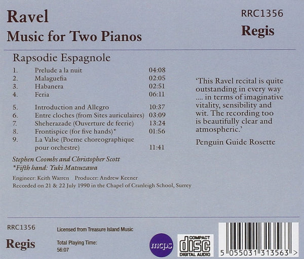 Ravel: Music For Two Pianos