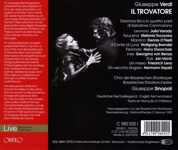 Verdi: IL TROVATORE