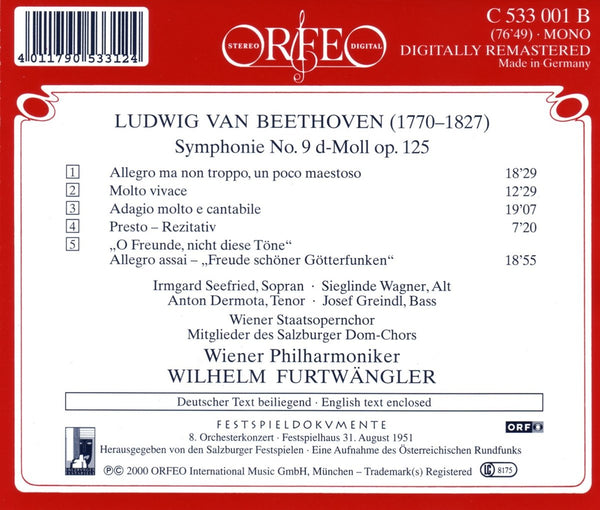 Beethoven: Symphony No. 9