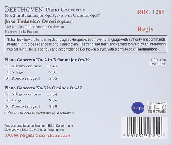 Beethoven: Piano Concertos No. 2 & No.3