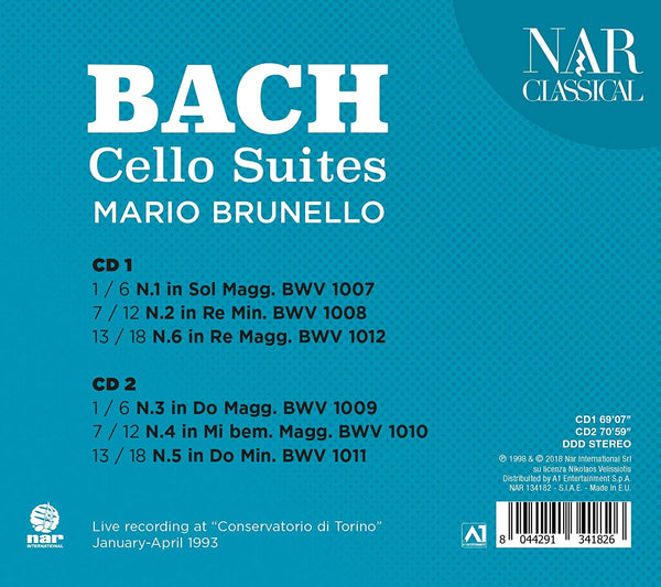 Bach: Cello Suites