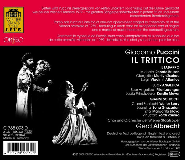 Puccini: IL TRITTICO