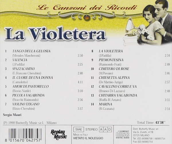 Canzoni dei ricordi - La violetera