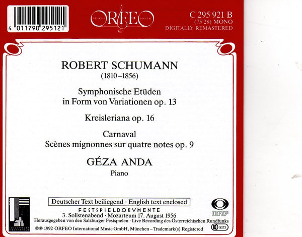 Schumann: Kreisleriana Symphonische Etü