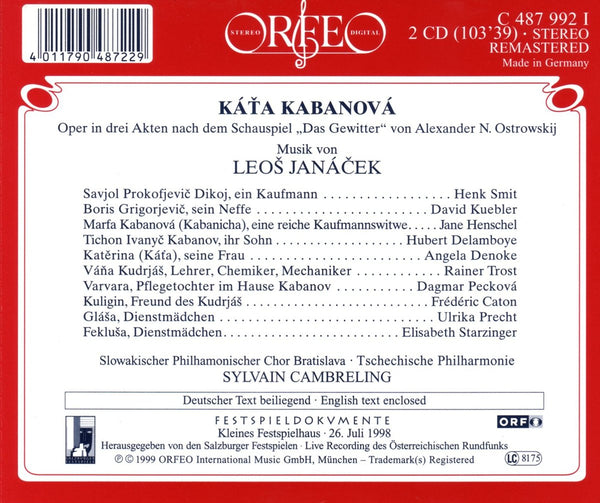 Janacek: KATIA KABANOVA