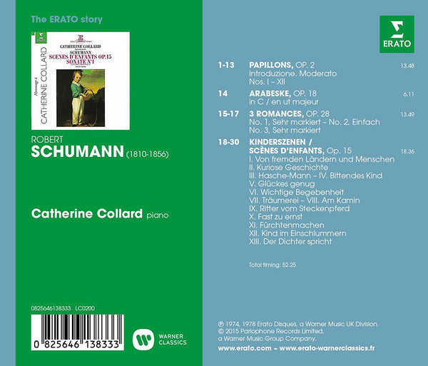 Schumann: Kinderszenen. Papillons. Arabeske. Romanzen.