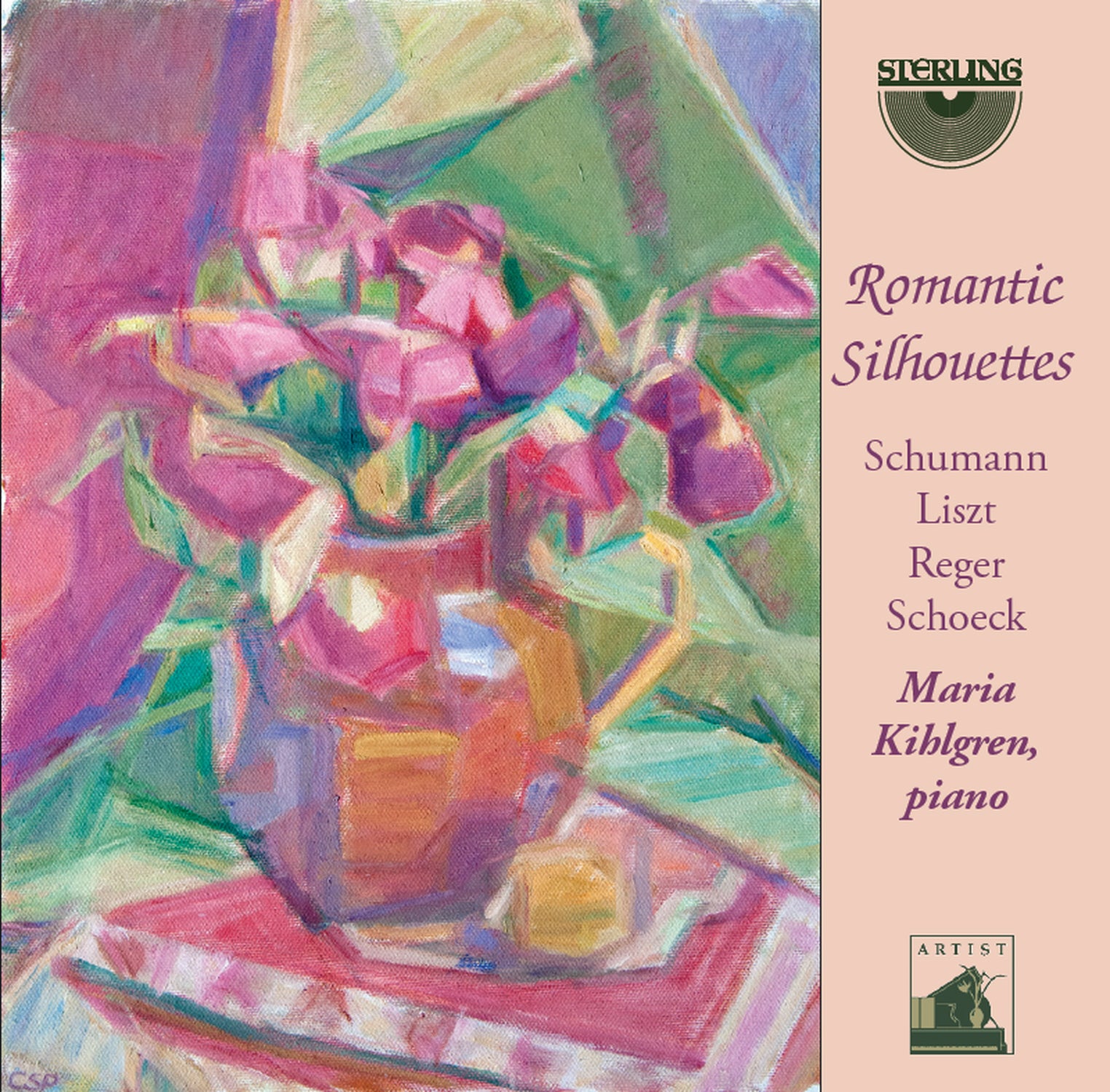 Romantic Silhouettes - Piano Pieces by Schumann, Liszt, Reger & Schoeck.