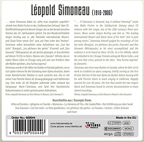 Leopold Simoneau - Ultimate Collection