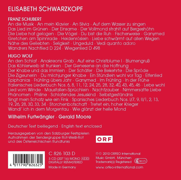 Elisabeth Schwarzkopf - Wolf: Lieder